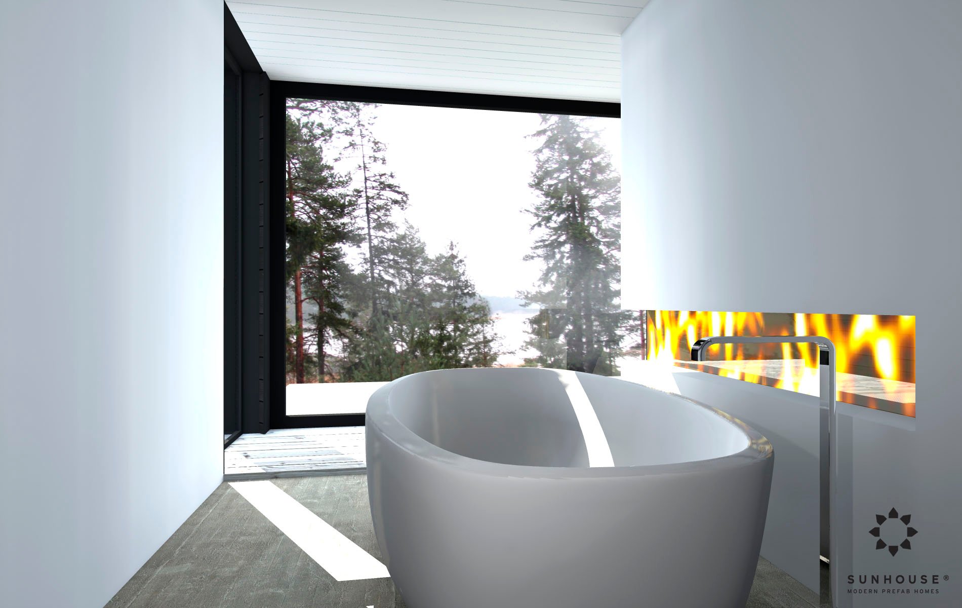 Sunhouse S1412 - Moderni vapaa-ajan asunto-10