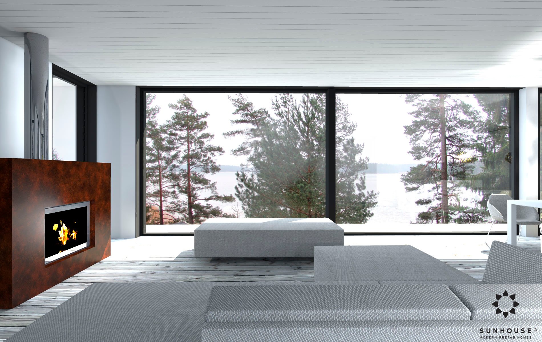 Sunhouse S1412 - Moderni vapaa-ajan asunto-14