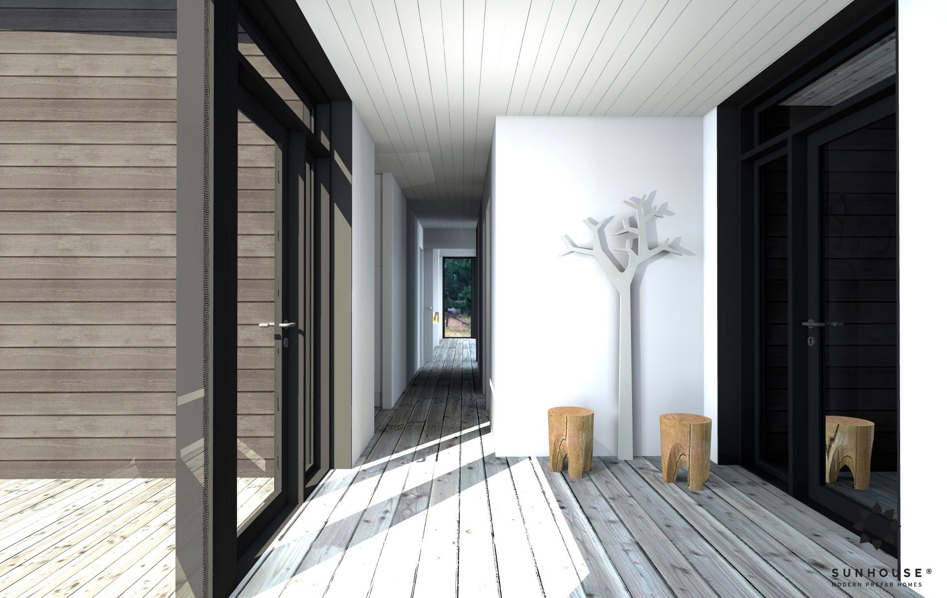 Sunhouse S1412 - Moderni vapaa-ajan asunto-6