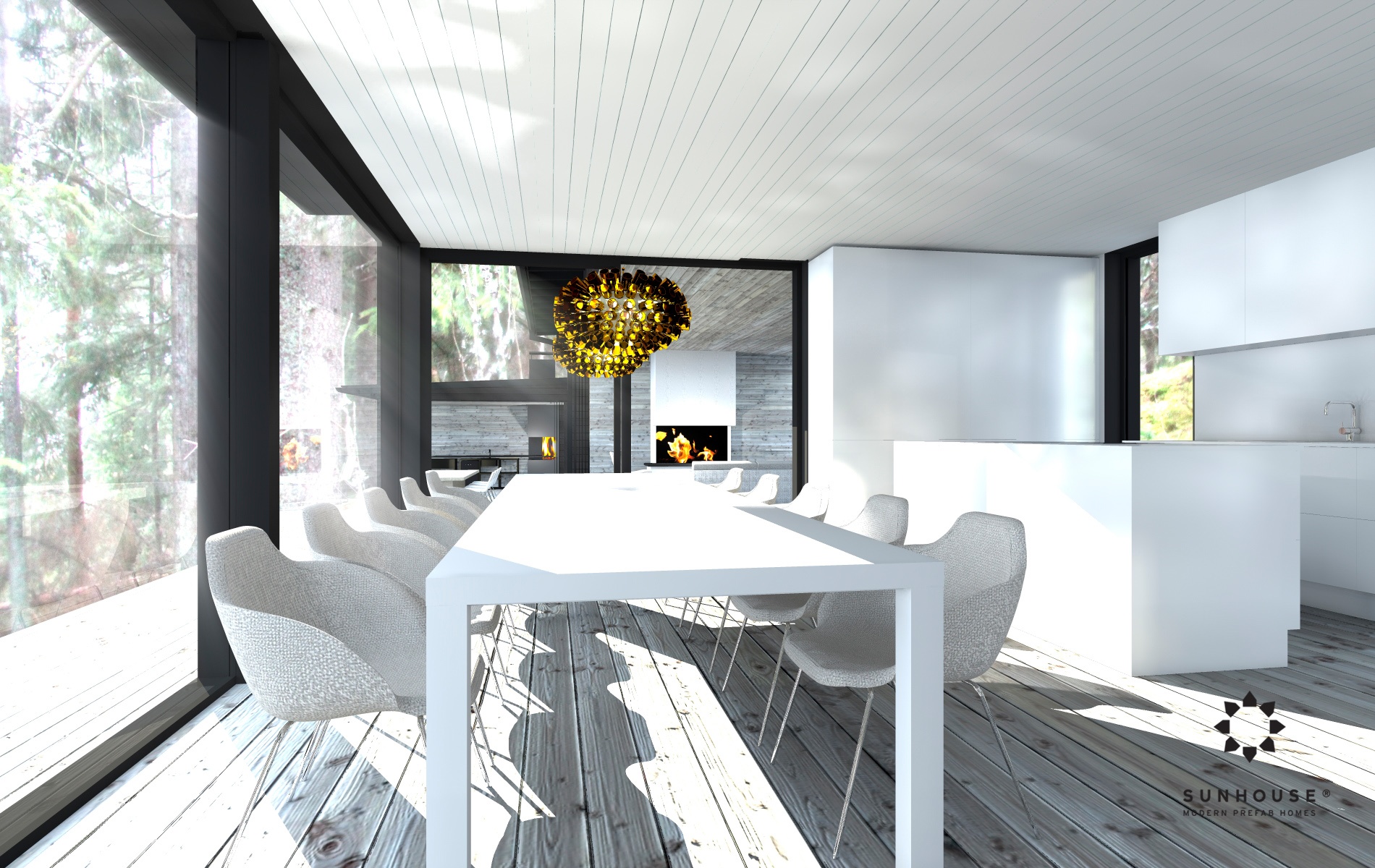 Sunhouse S1412 - Moderni vapaa-ajan asunto-8