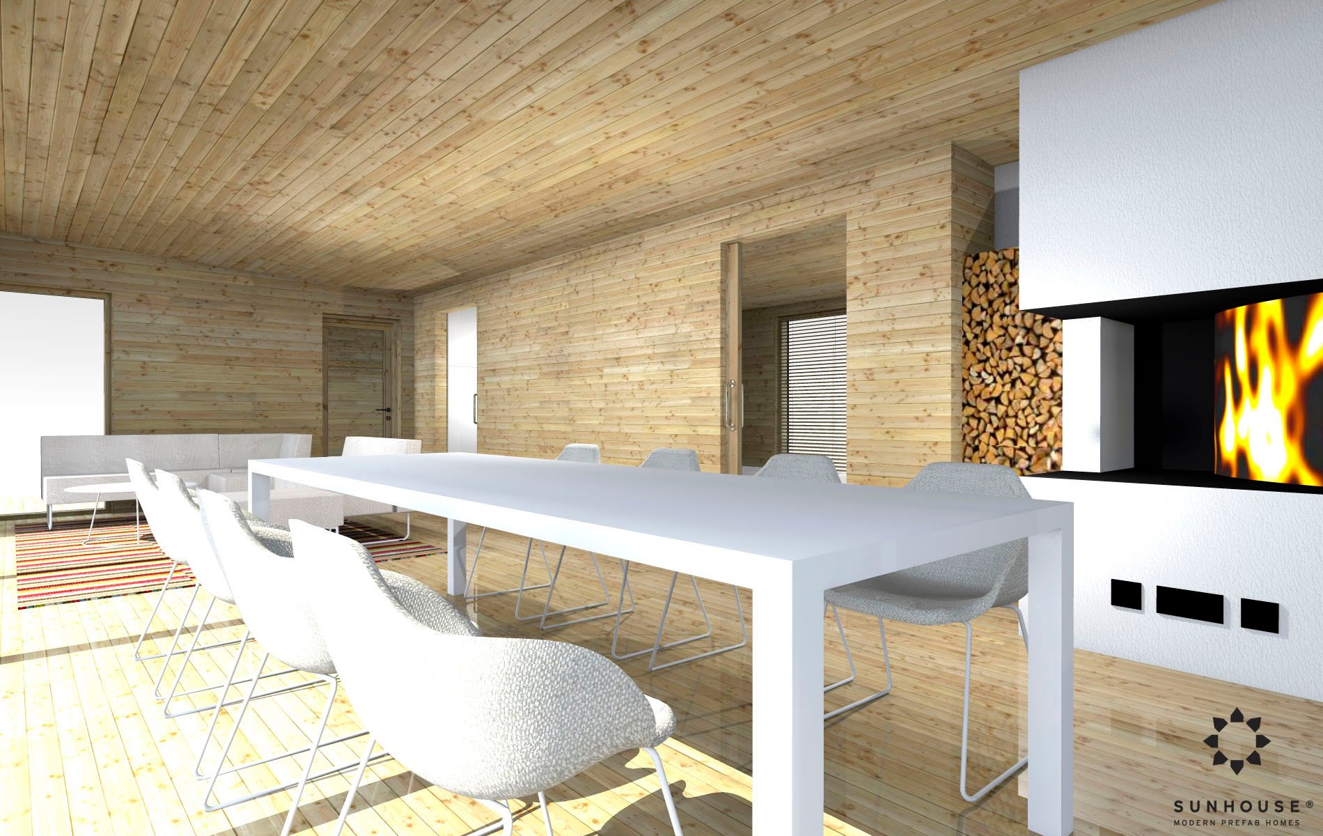 Sunhouse moderni huvila S1419_sisältä (3)