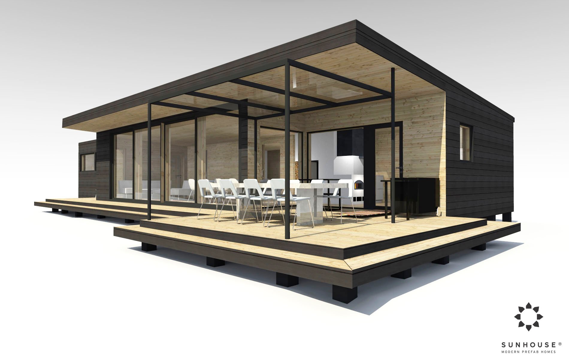 Sunhouse moderni huvila S1419_ulkoa (4)