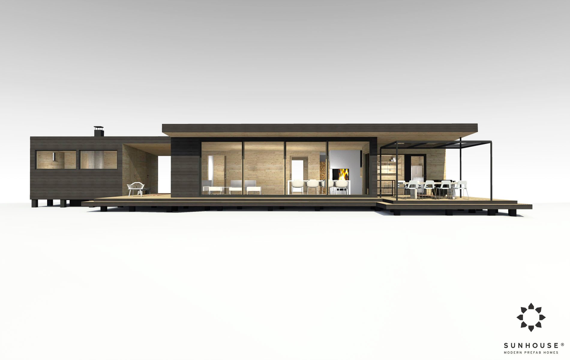 Sunhouse moderni huvila S1419_ulkoa (6)