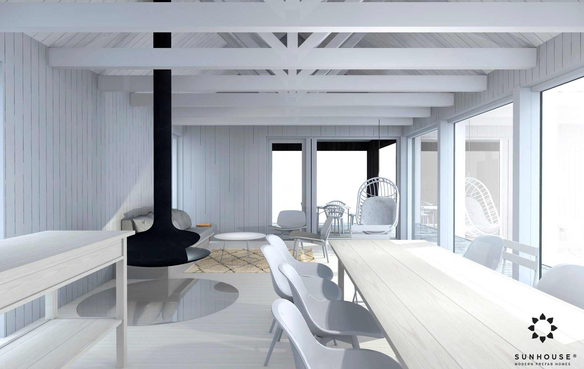 Sunhouse S1601 moderni mökki