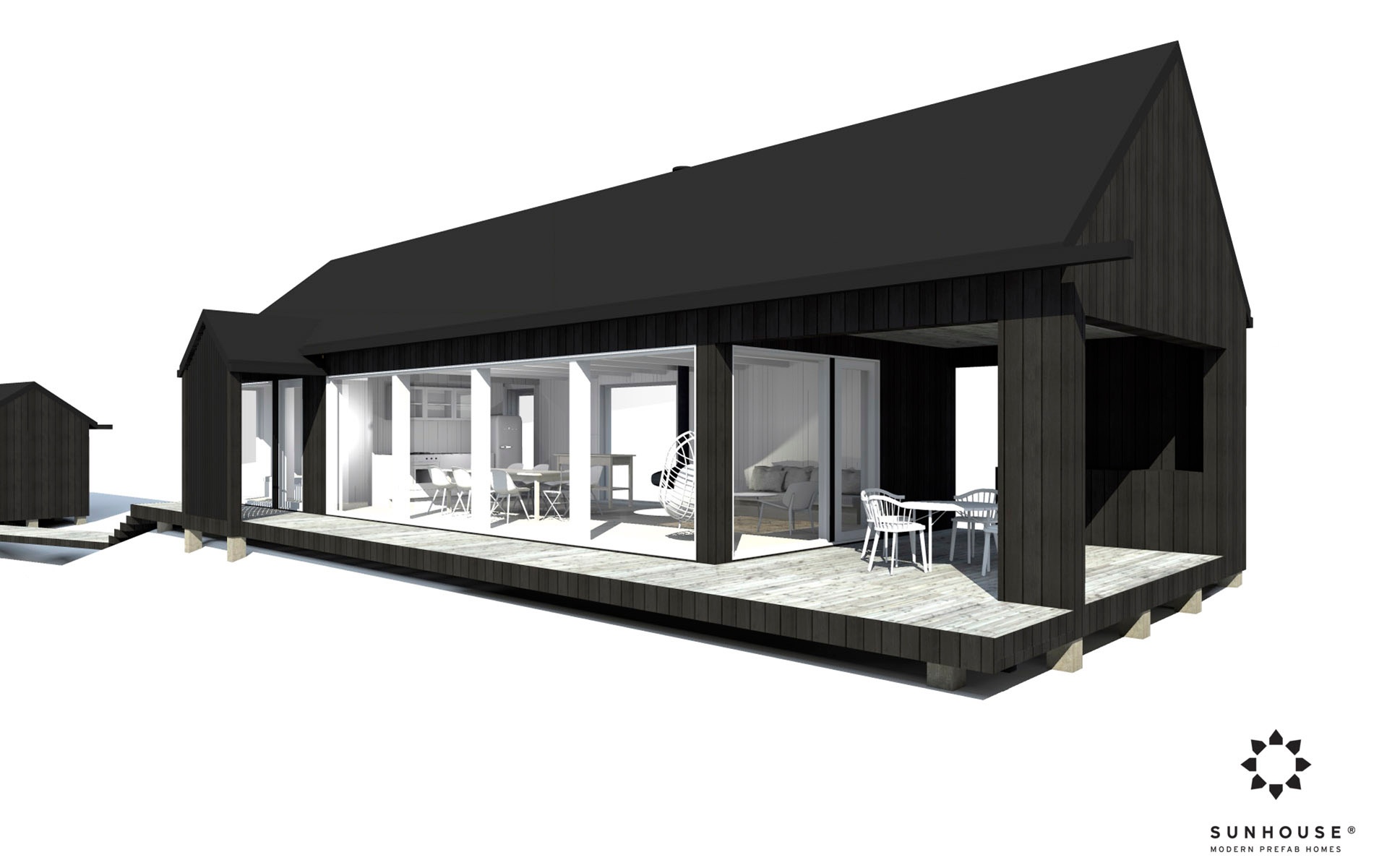 Sunhouse S1601 moderni mökki