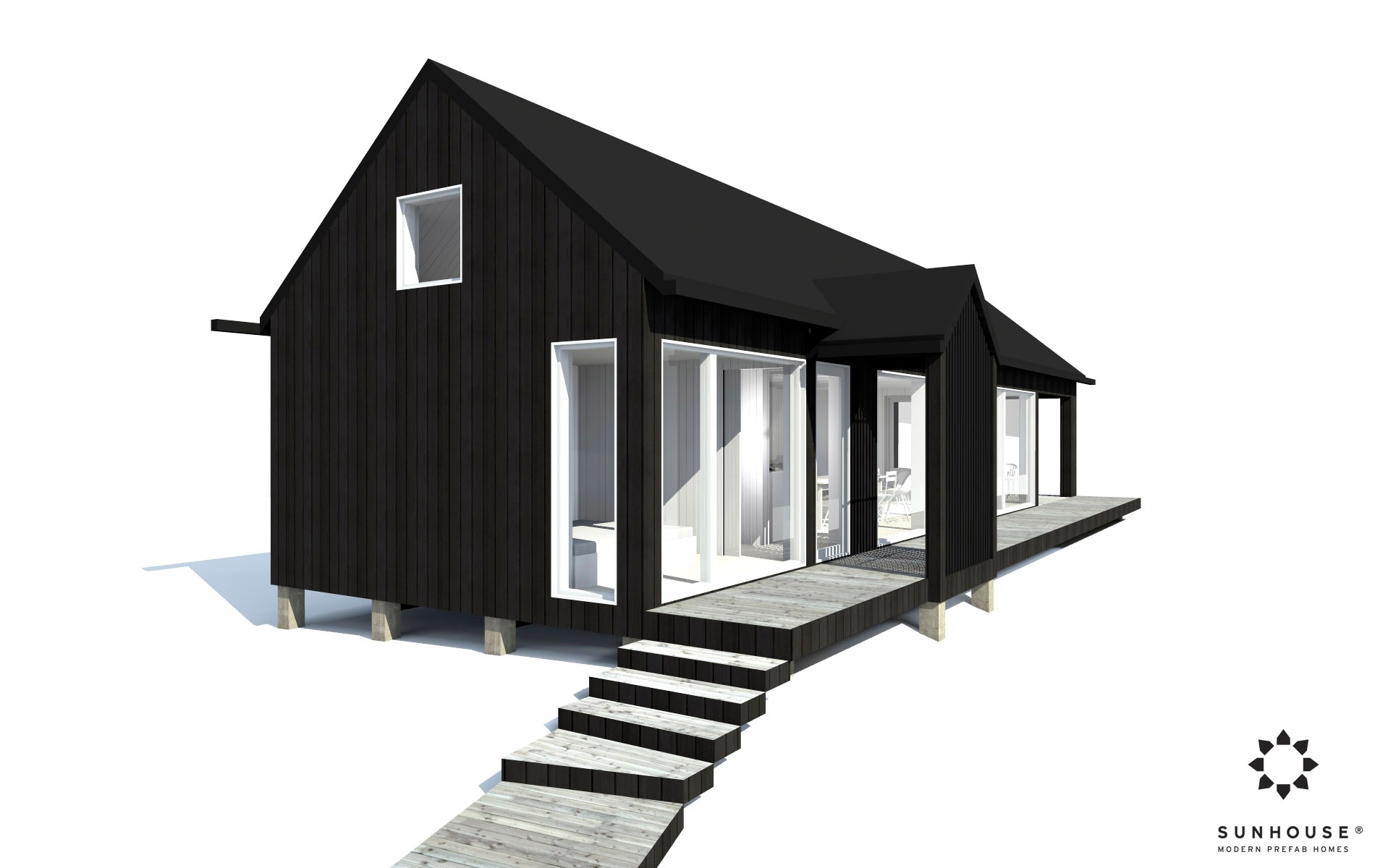 Sunhouse S1601 moderni mökki