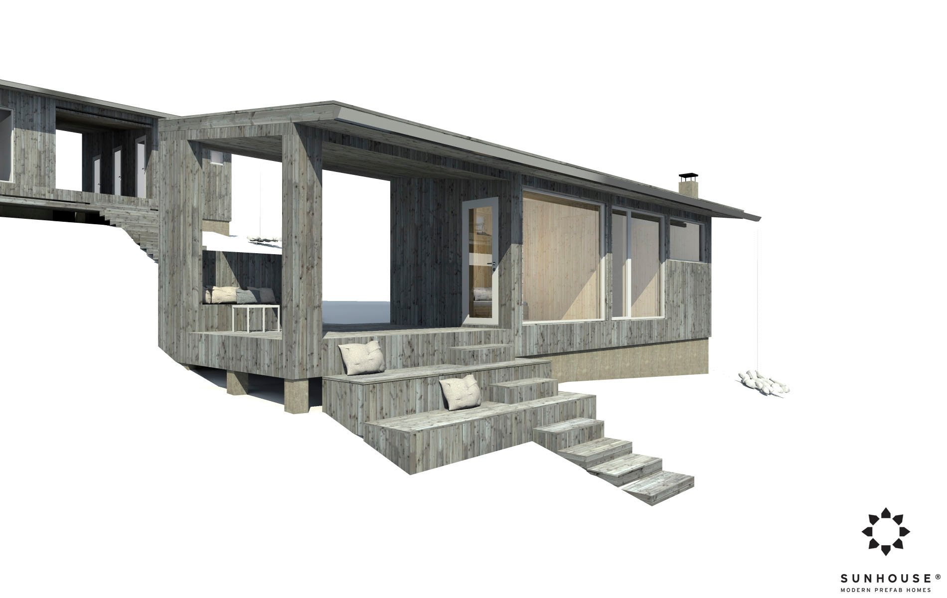 Sunhouse moderni sauna S1722_ulkoa (2)