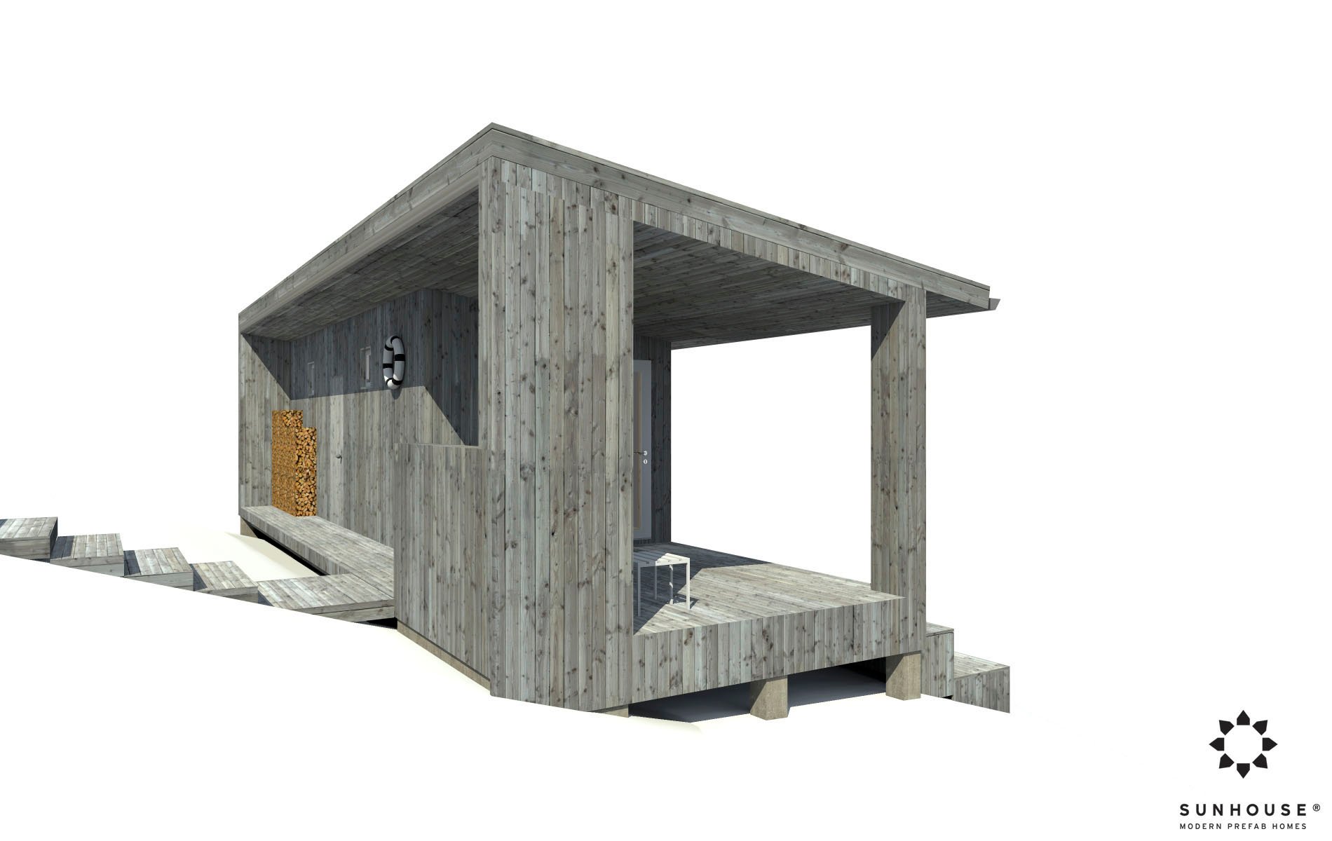 Sunhouse moderni sauna S1722_ulkoa (3)