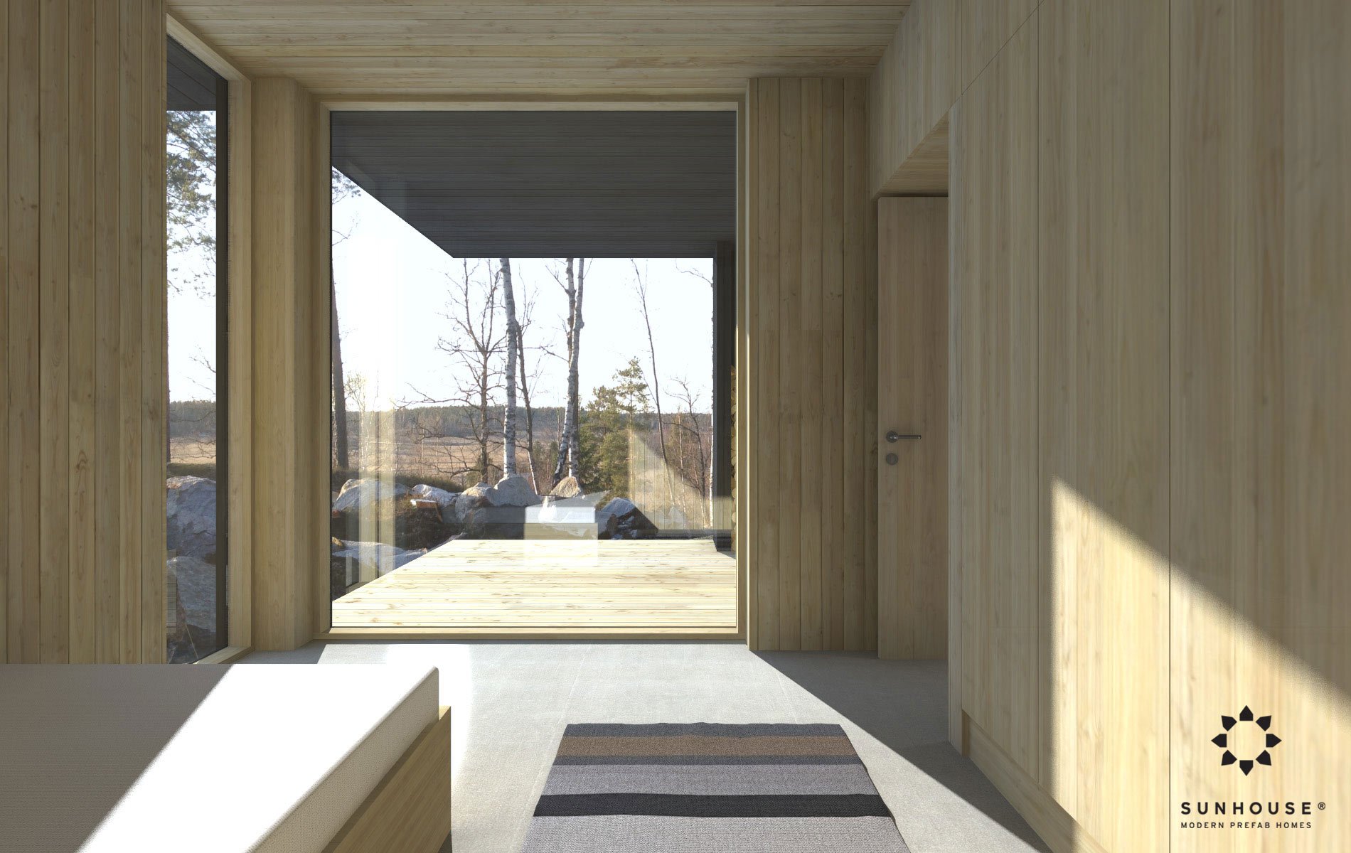 Sunhouse S190100 - Moderni omakotitalo