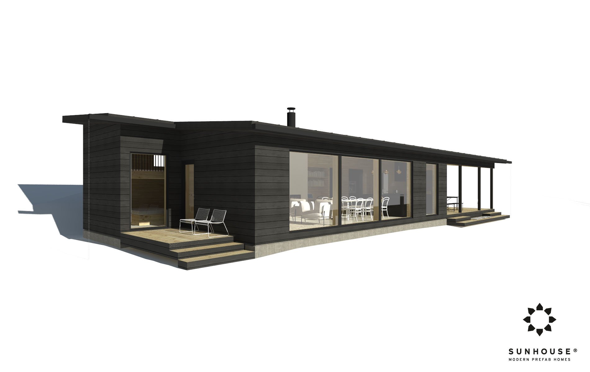 Sunhouse S190161 - Moderni mökki