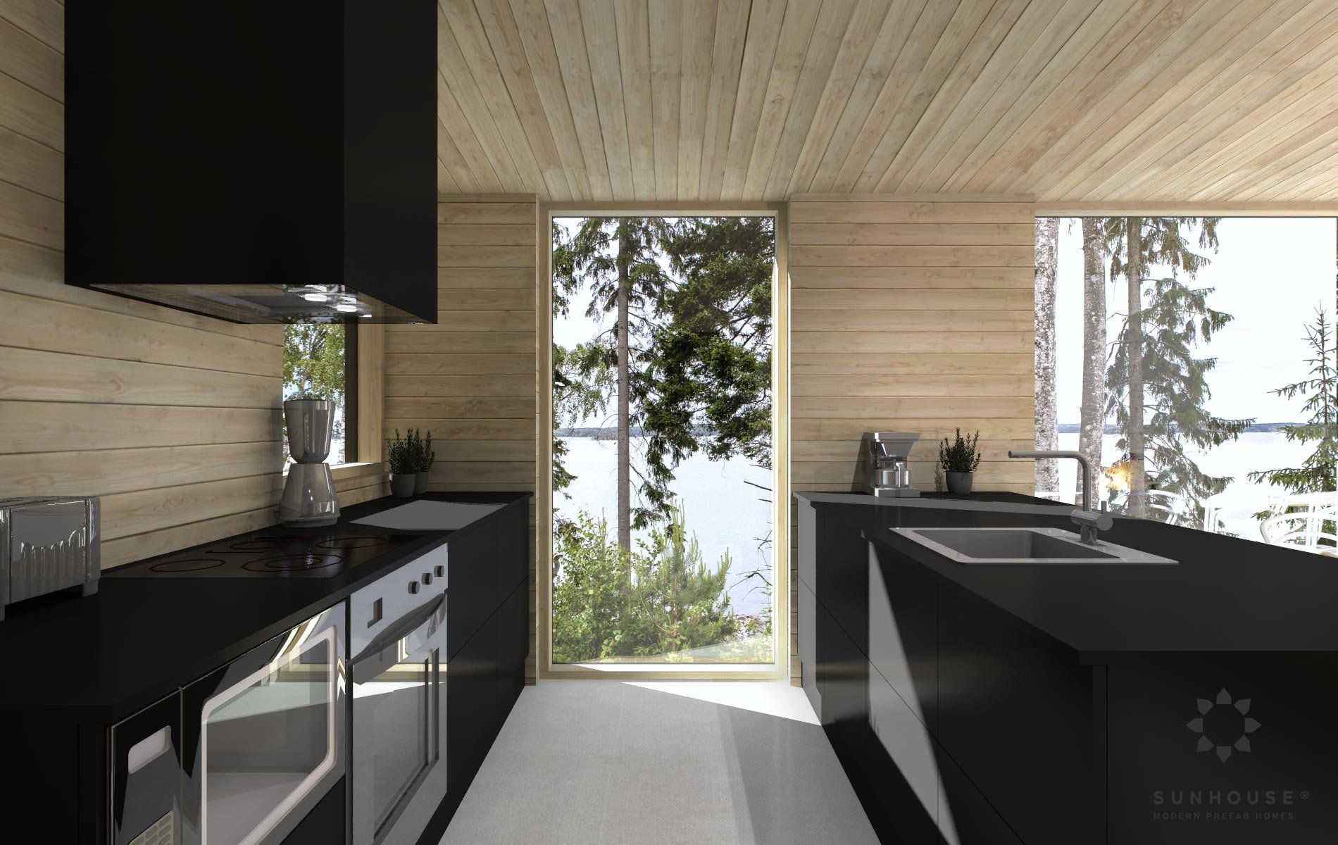 Sunhouse S190161 - Moderni mökki