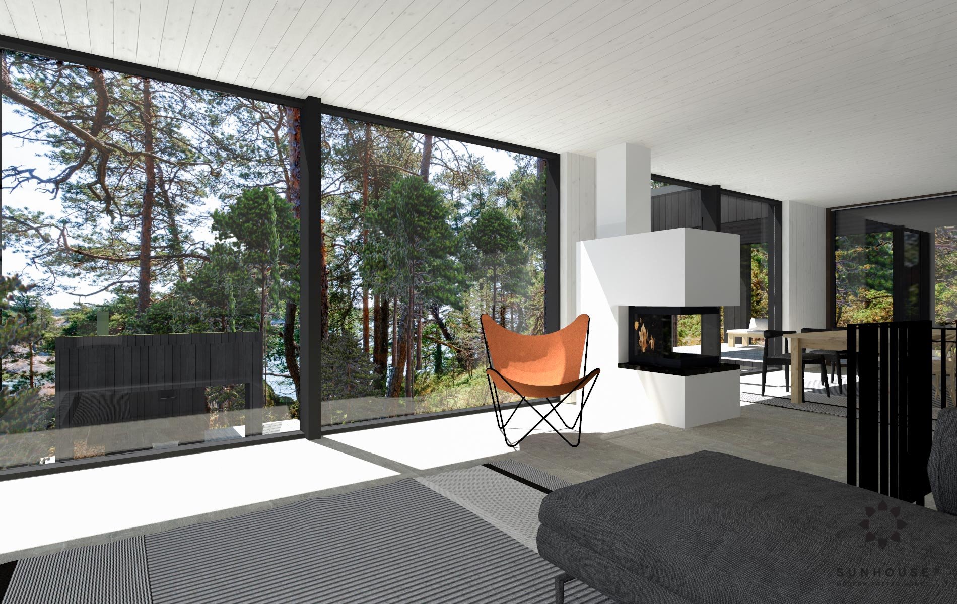 Sunhouse S200268 - Moderni puutalo