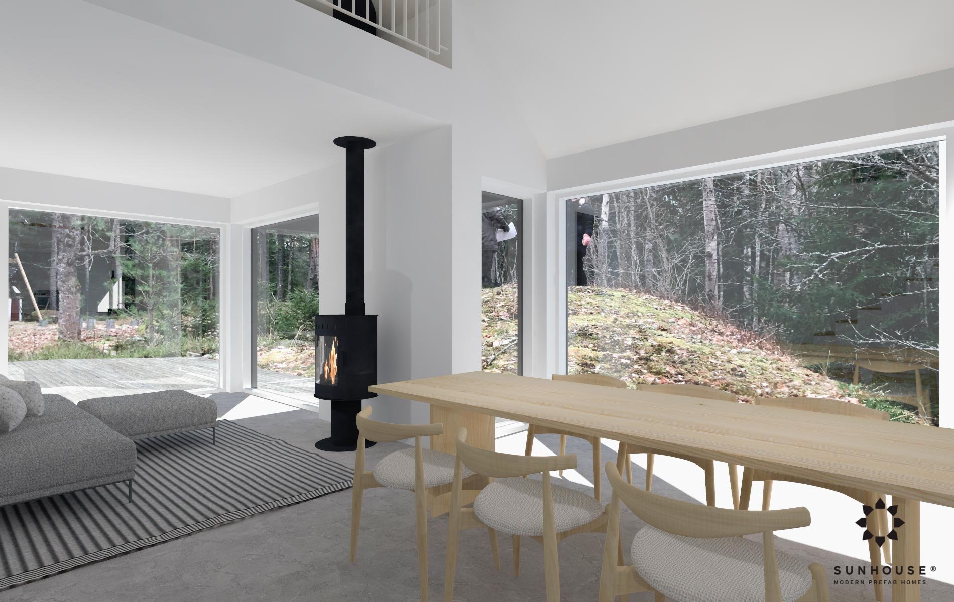 Sunhouse S200340 - Moderni omakotitalo
