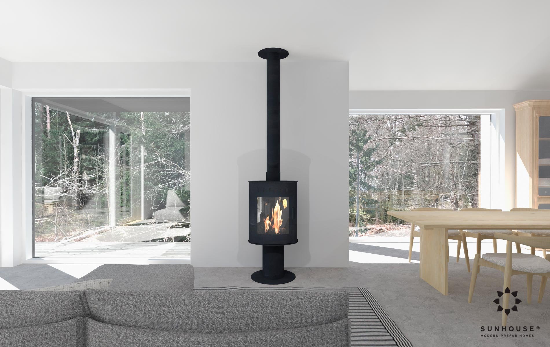 Sunhouse S200340 - Moderni omakotitalo