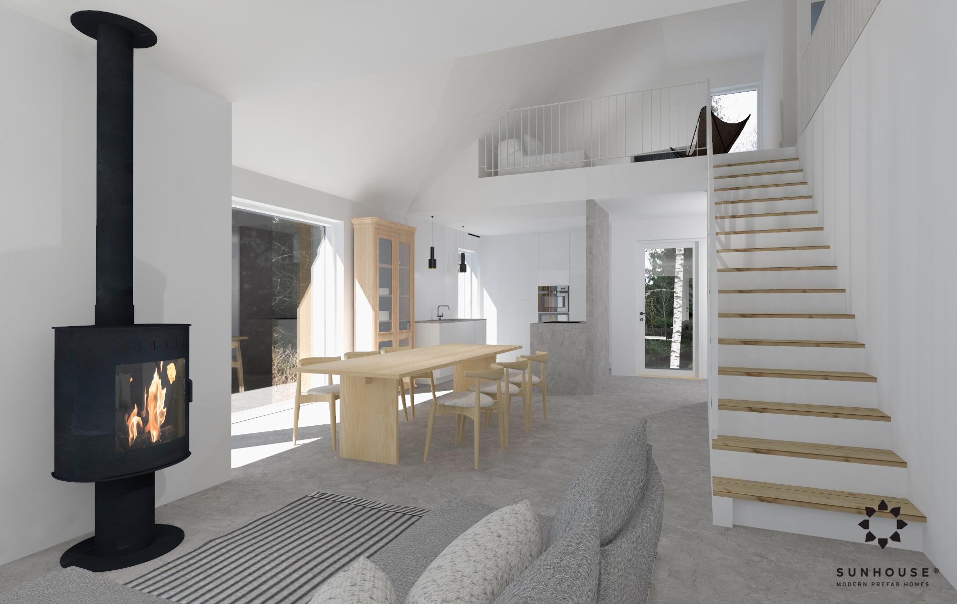 Sunhouse S200340 - Moderni omakotitalo