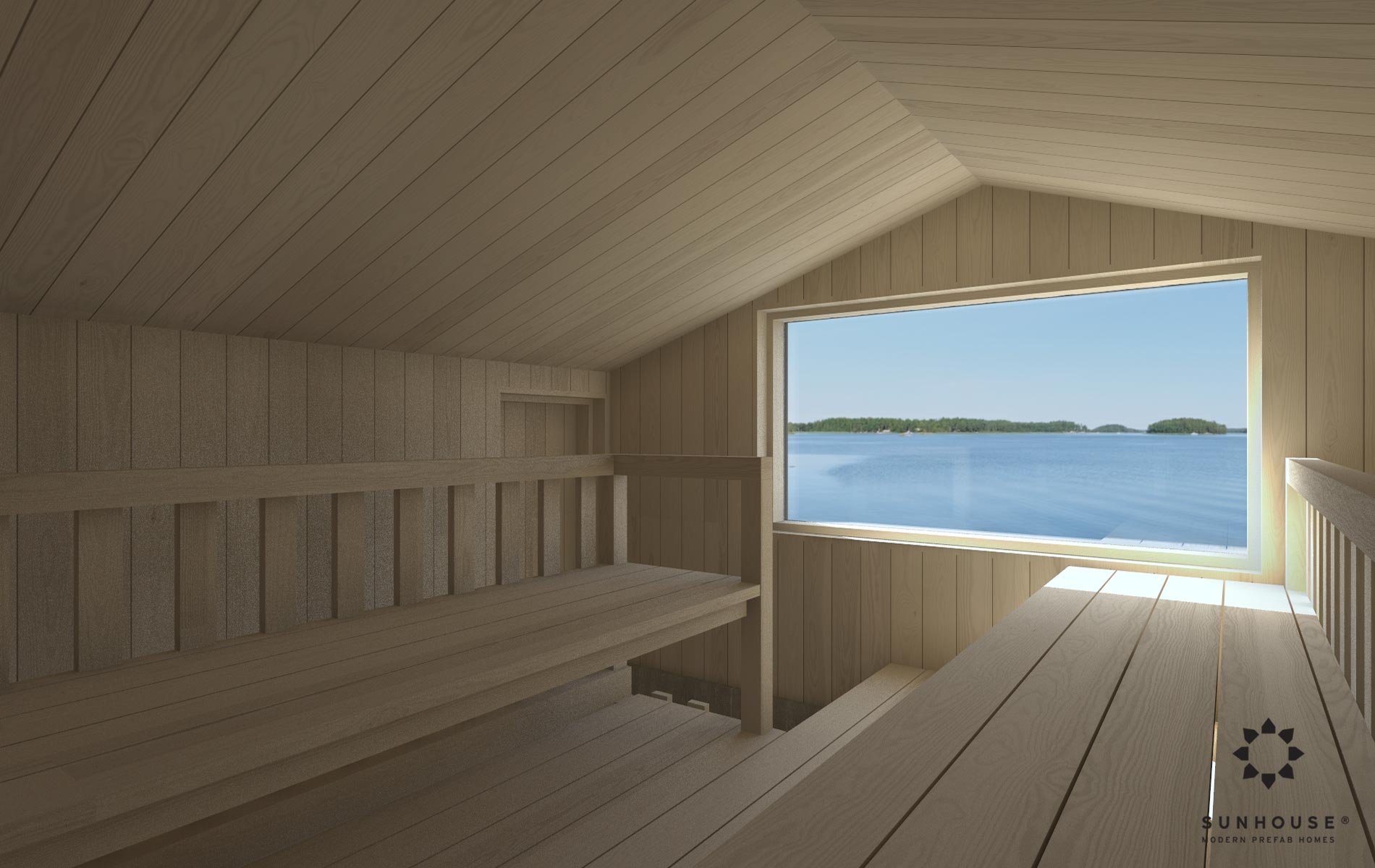Sunhouse S220546 - Moderni saunarakennus