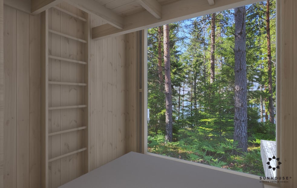 Sunhouse S230607 - Kaksiosainen vapaa-ajan-asunto