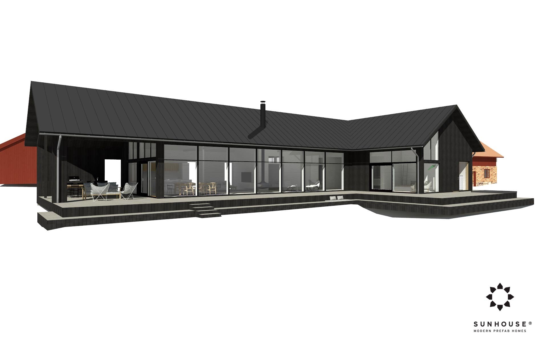 Sunhouse S200296 - Moderni puutalo
