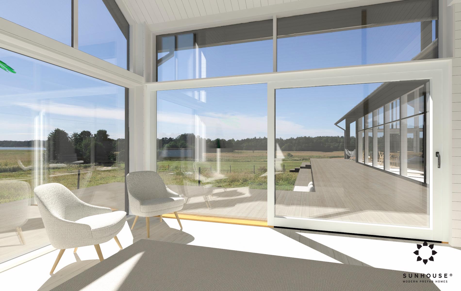 Sunhouse S200296 - Moderni puutalo