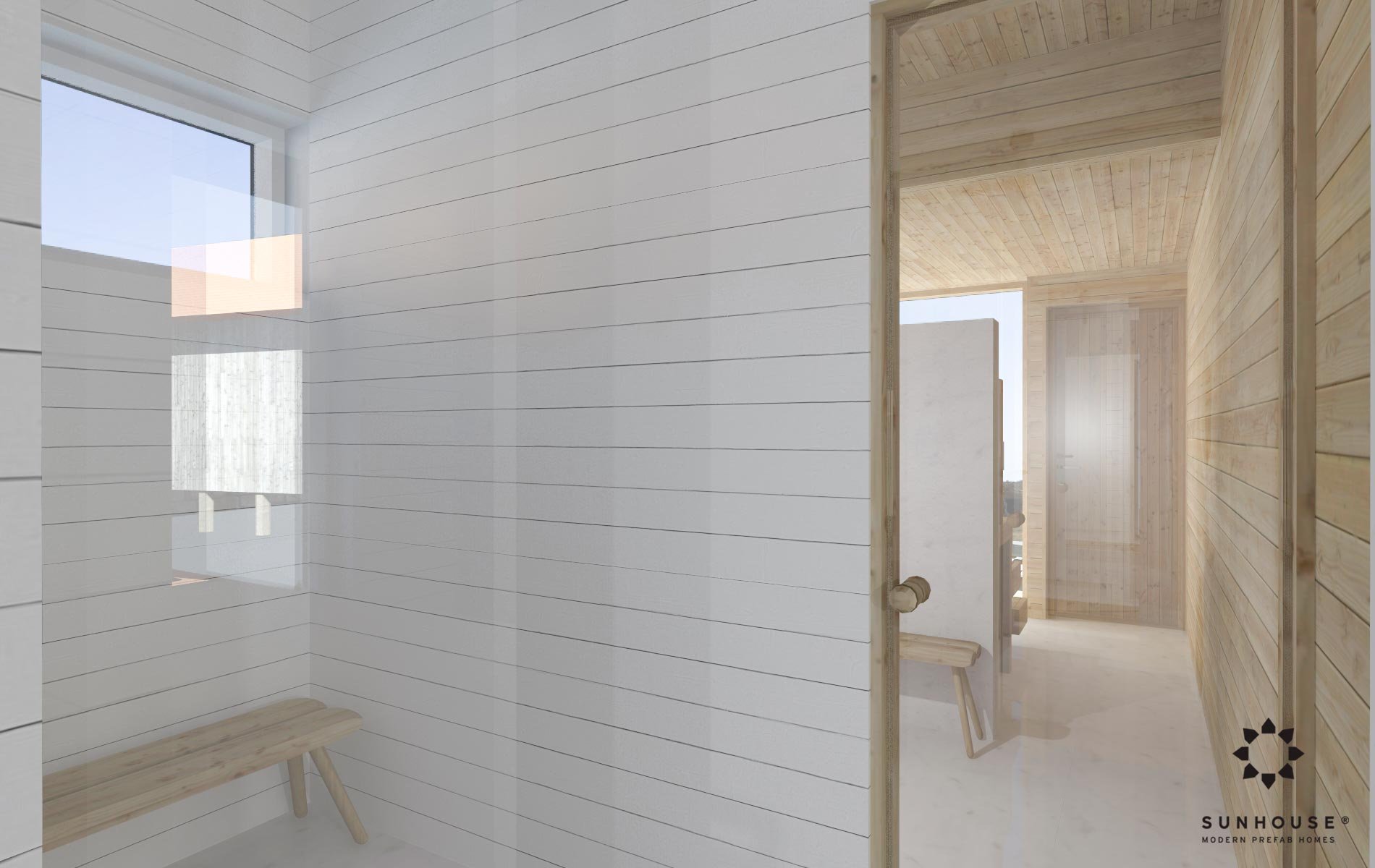 Sunhouse S200296 - Moderni puutalo