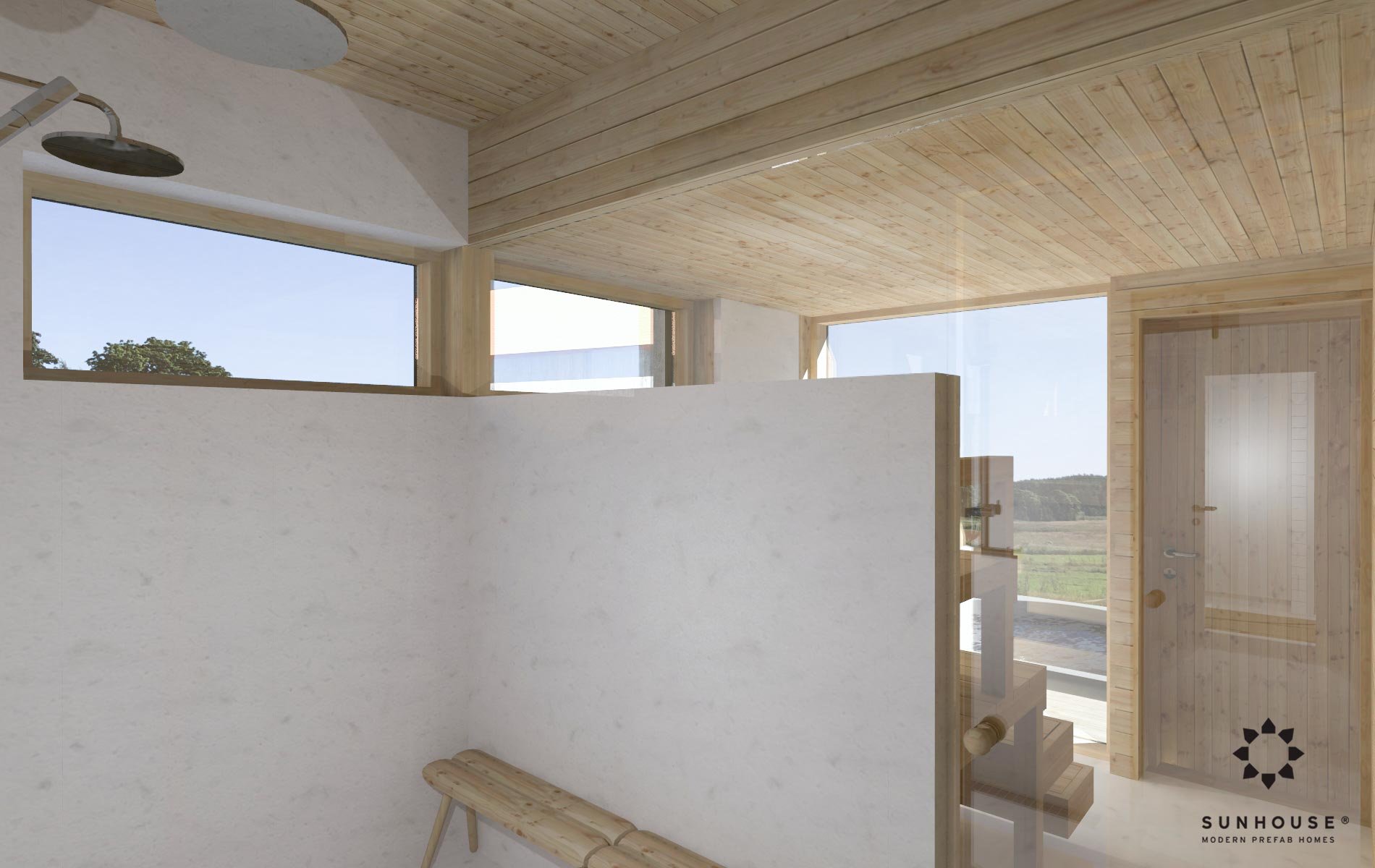 Sunhouse S200296 - Moderni puutalo