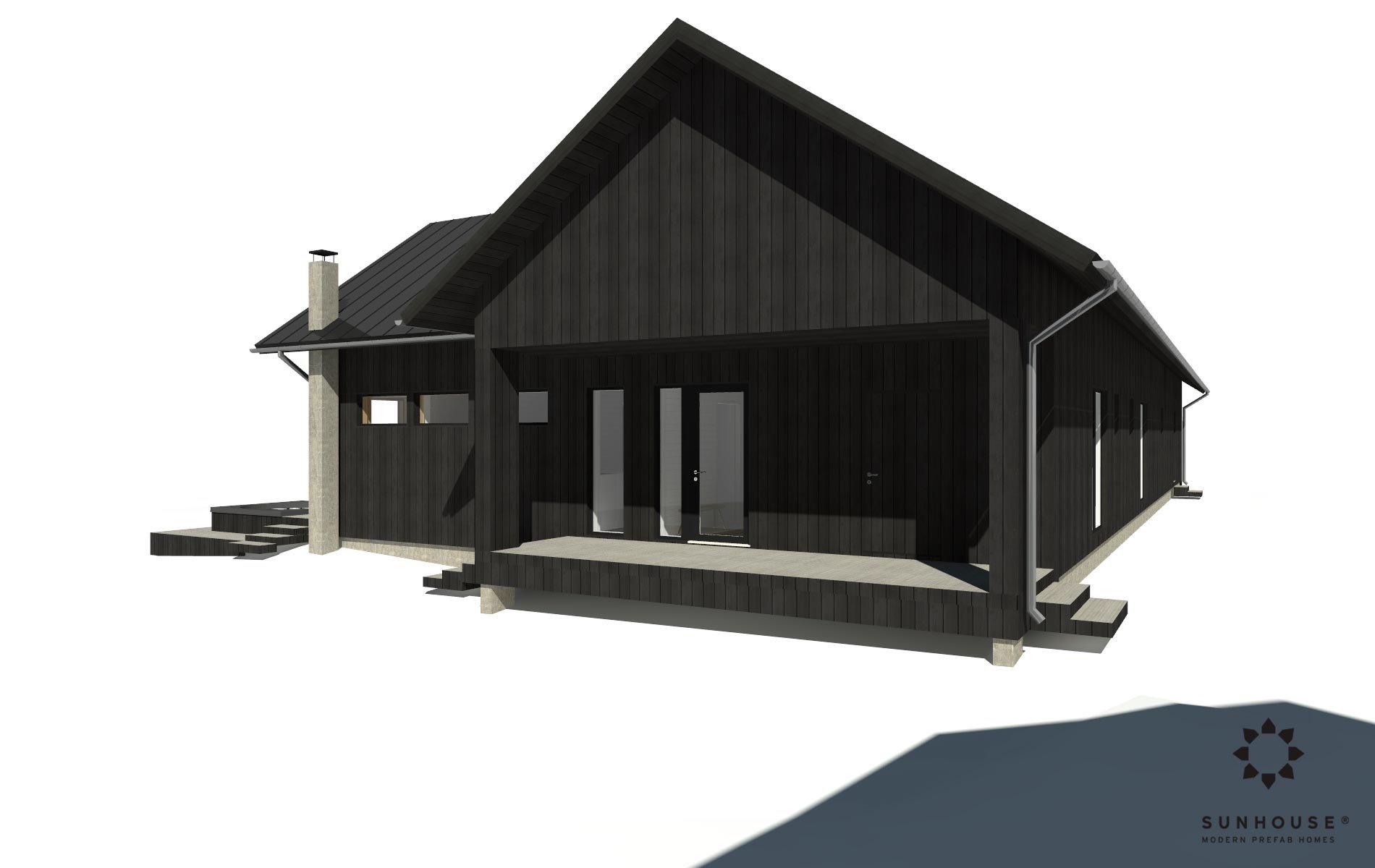 Sunhouse S200296 - Moderni puutalo