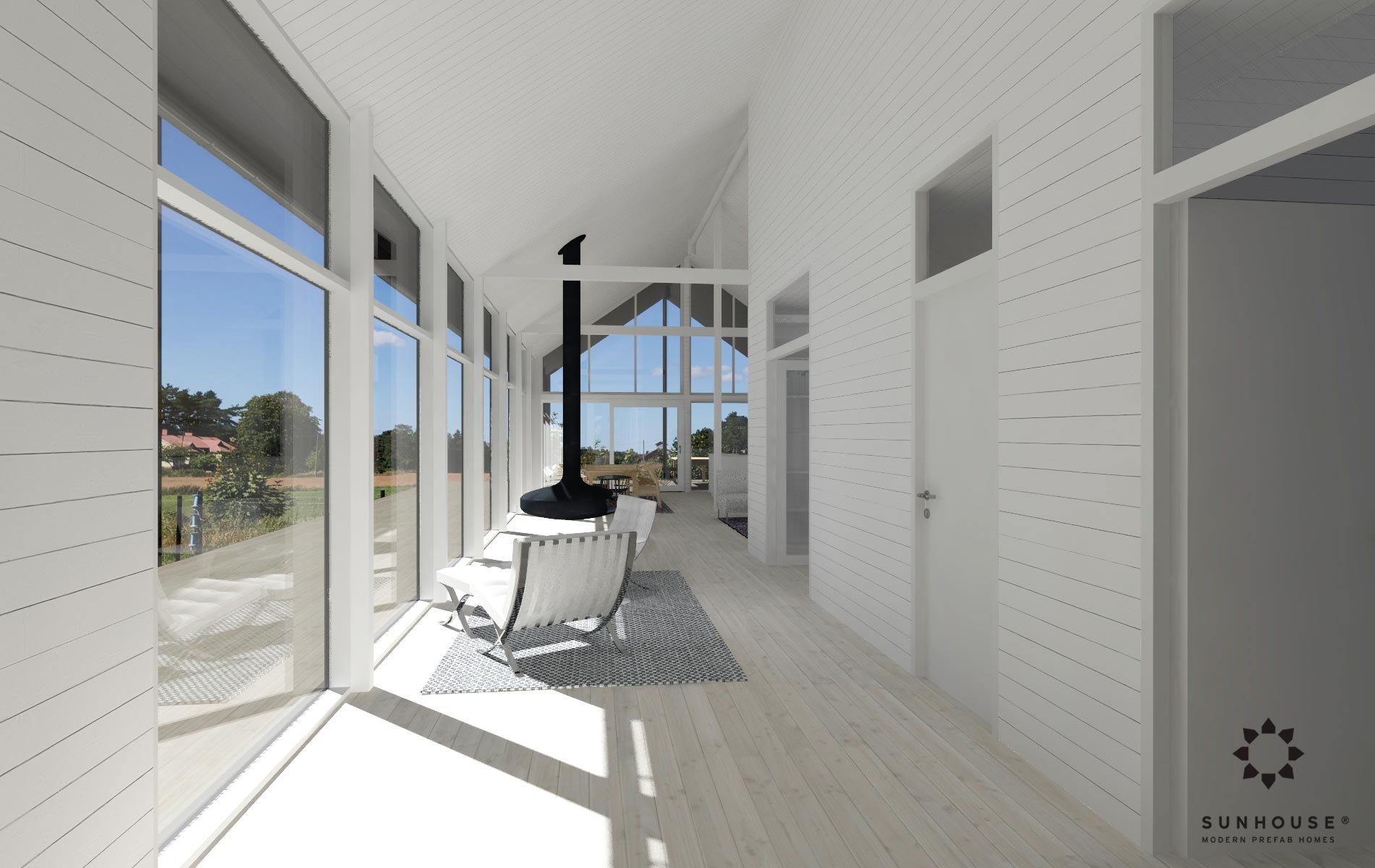 Sunhouse S200296 - Moderni puutalo