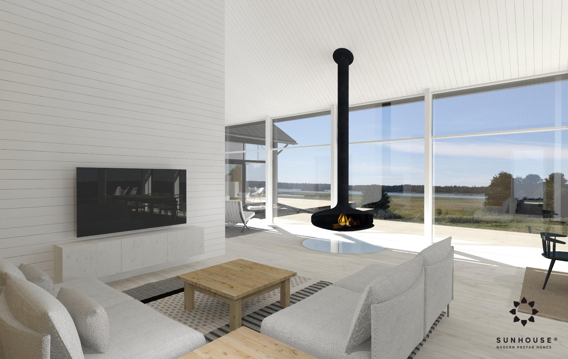 Sunhouse S200296 - Moderni puutalo