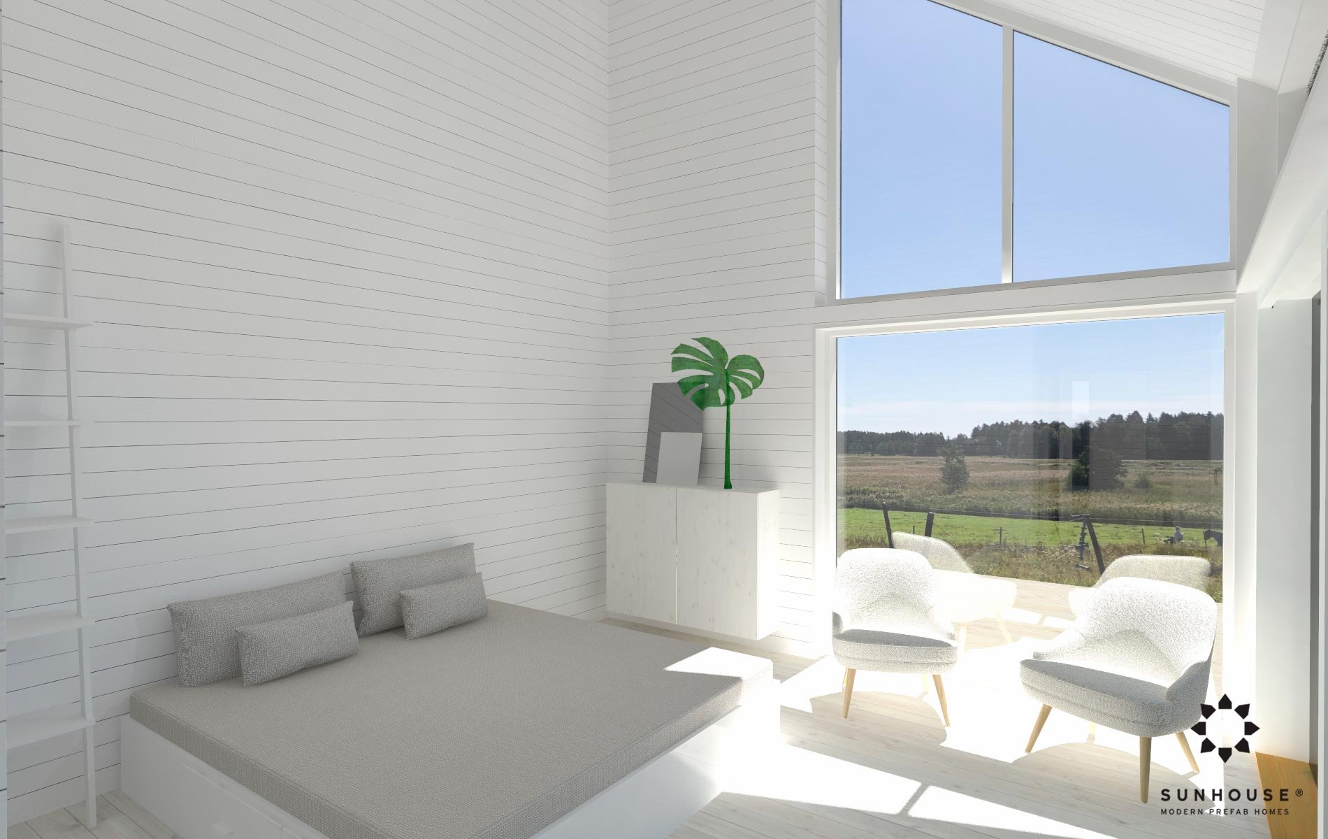 Sunhouse S200296 - Moderni puutalo