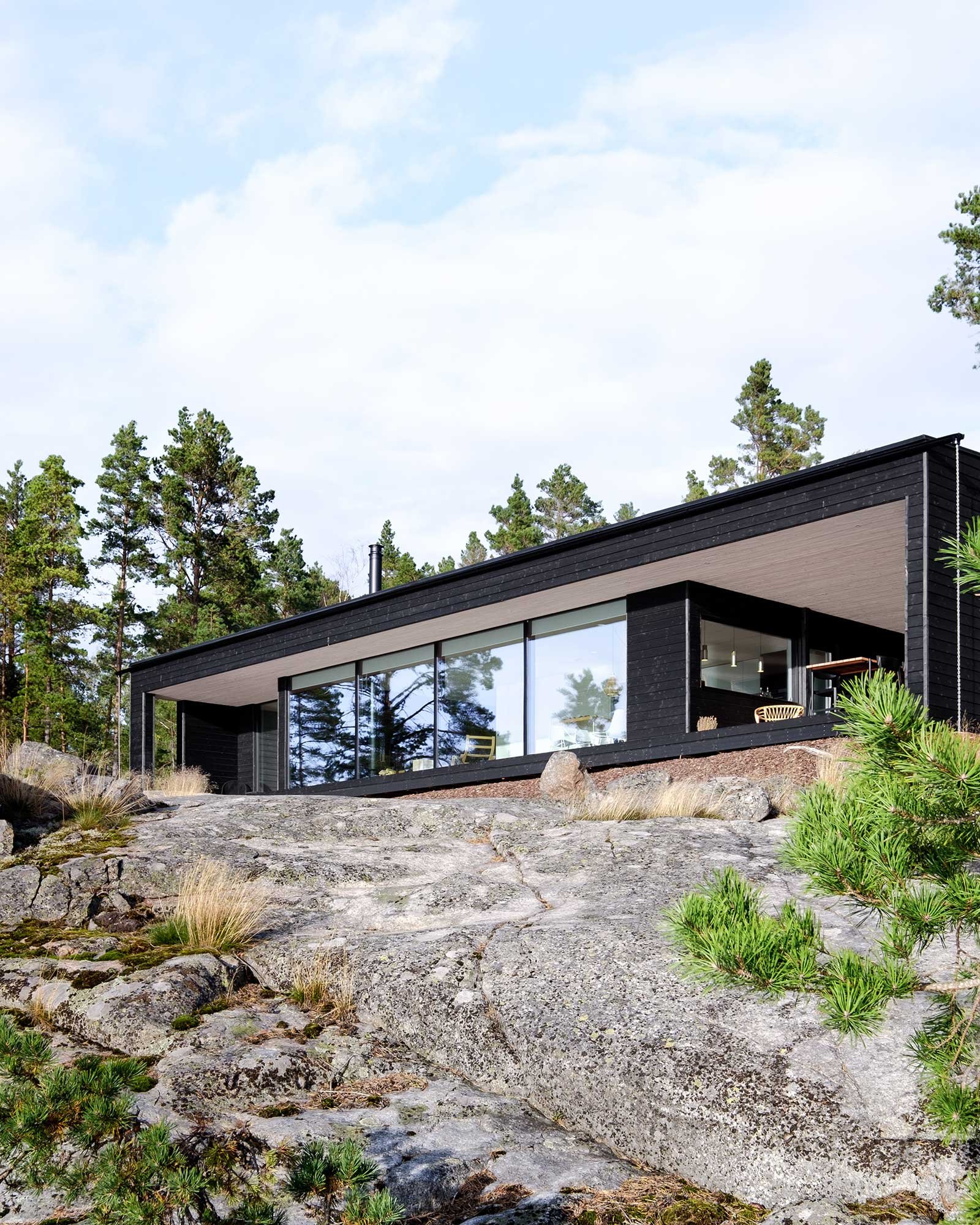 Moderni huvila ja sauna Uudessakaupungissa