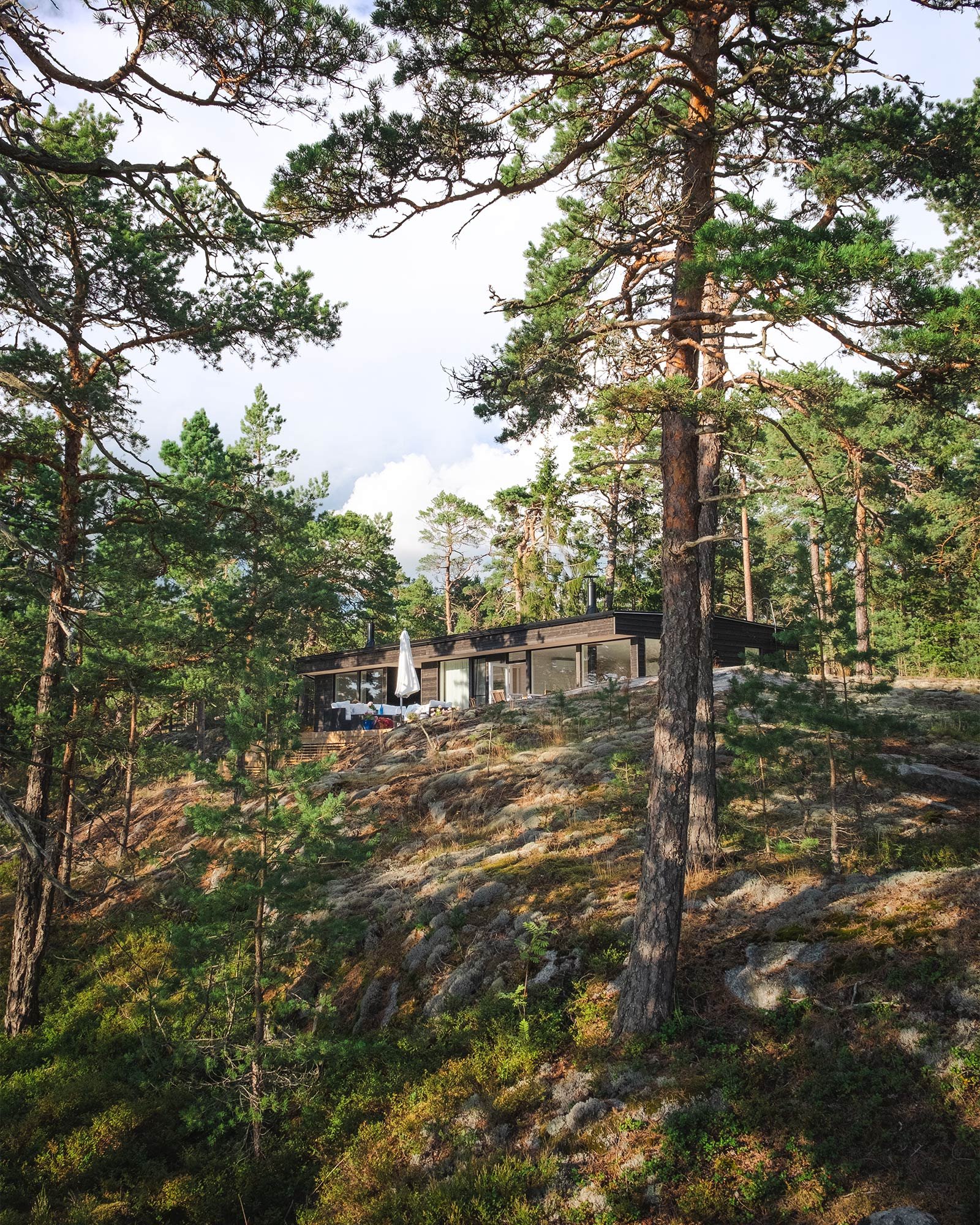 Mökki Hiittisten saaristossa