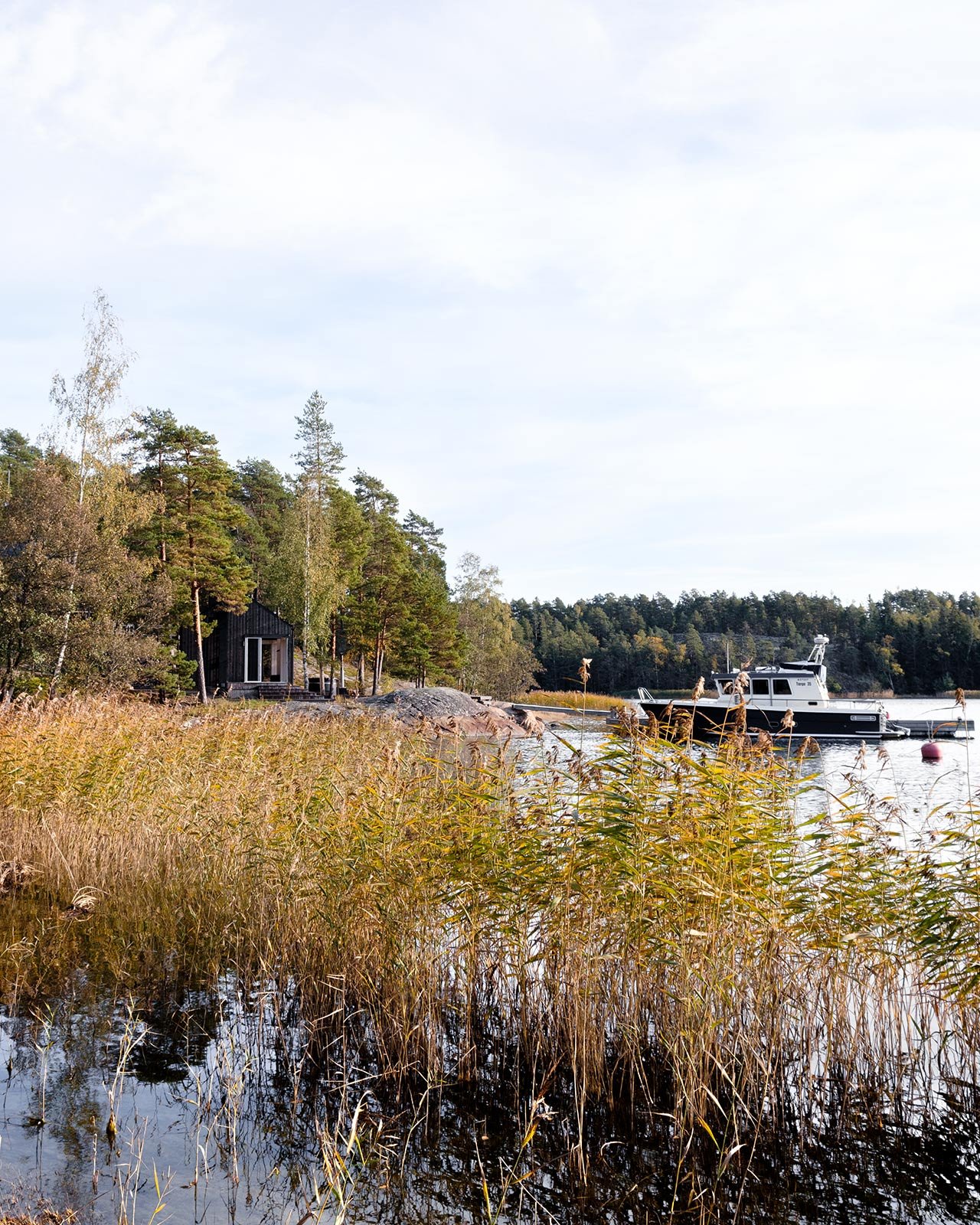 Moderni saunarakennus Särkisalossa