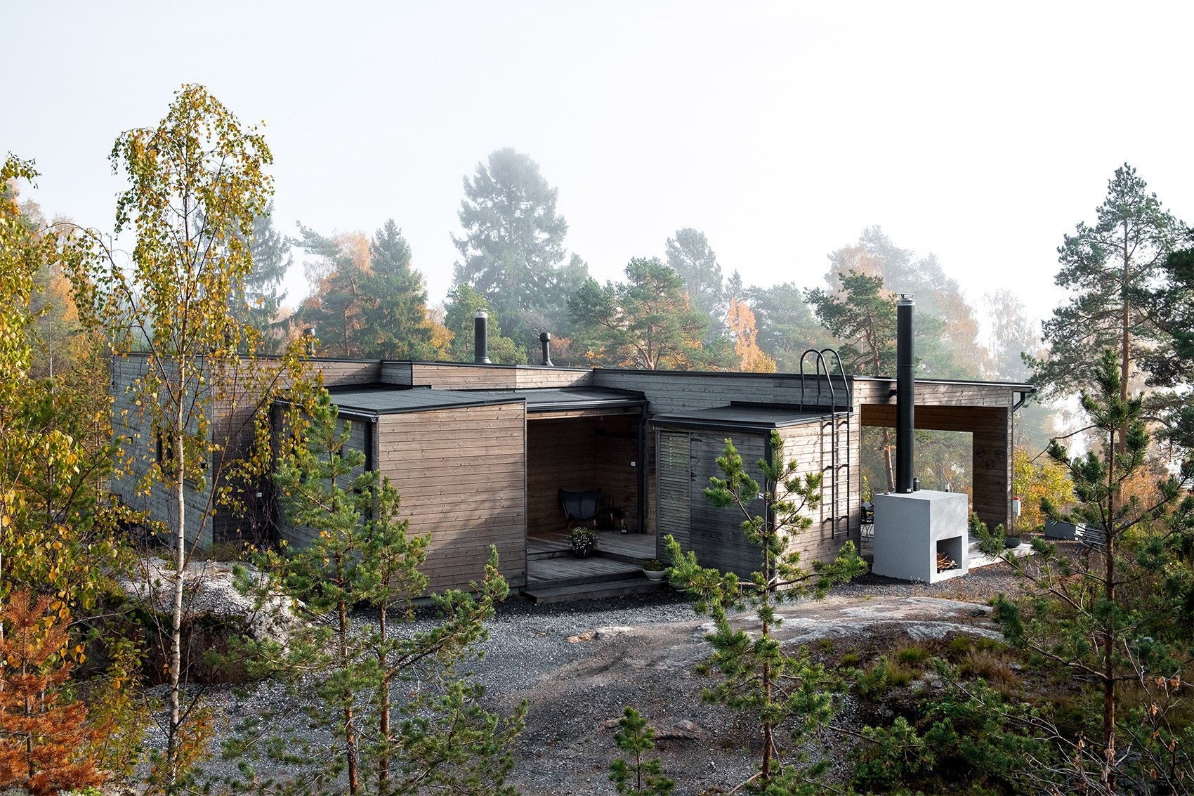 Arkkitehdin suunnittelema omakotitalo Sipoossa