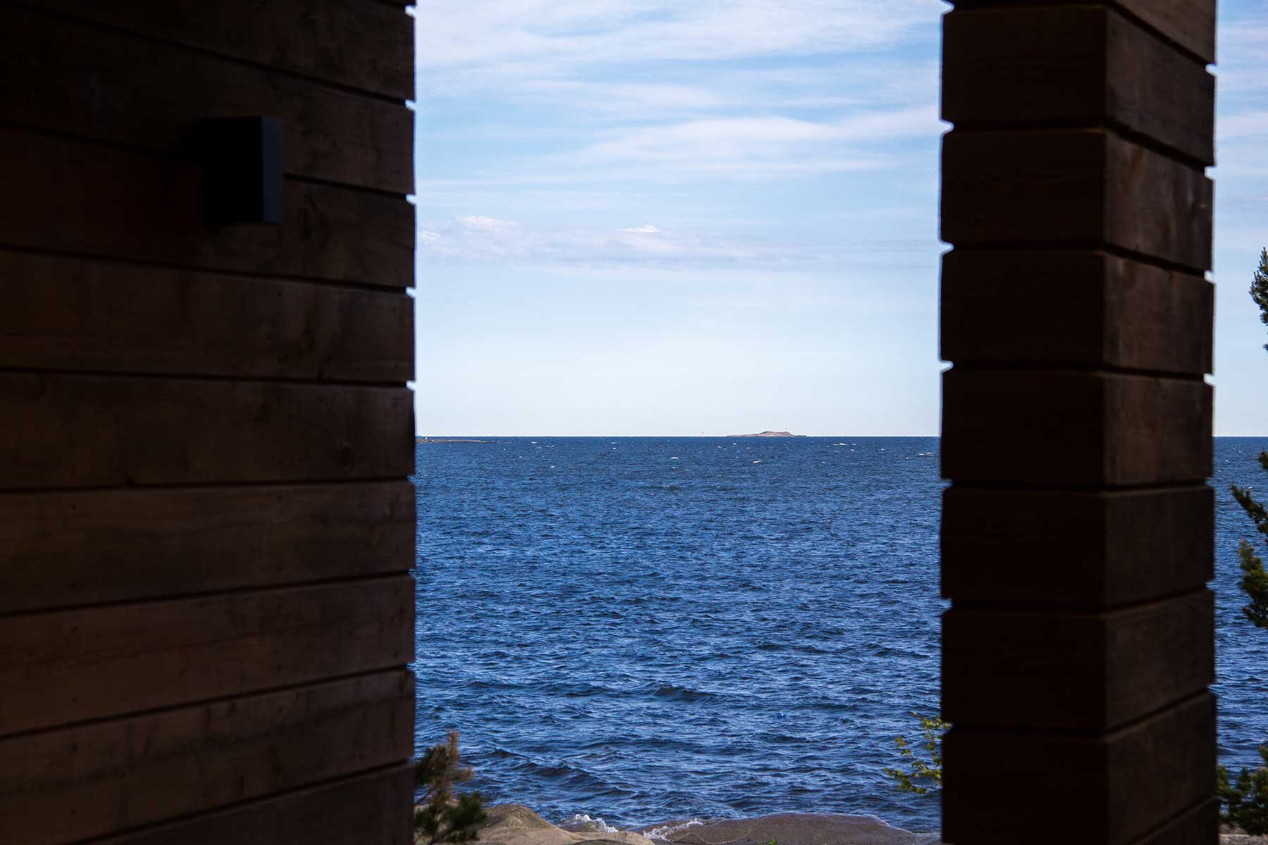 Sauna ja saunatupa Helsingin saaristossa