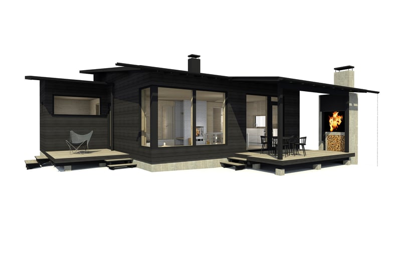 Sunhouse Linjakas talo S215