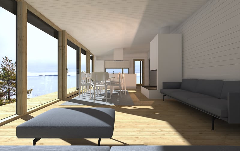 Sunhouse Linjakas talo S337