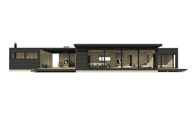 Sunhouse moderni mökki S400-100