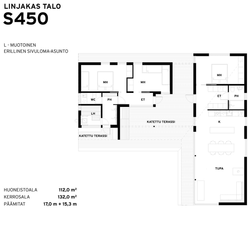 Sunhouse-Linjakas-talo-S450-pohjakuva