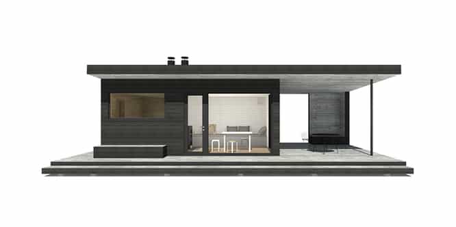 Sunhouse Sauna T - moderni saunarakennus