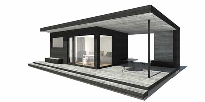 Sunhouse Sauna T - moderni saunarakennus