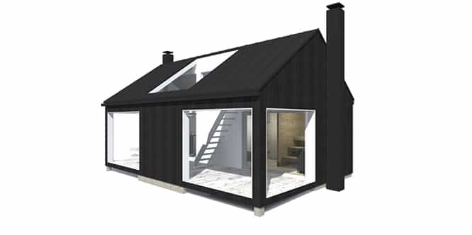 Sunhouse Sauna XS3 - moderni saunamökki