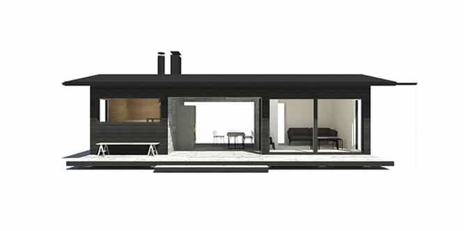 Sunhouse Sauna Y - moderni saunarakennus