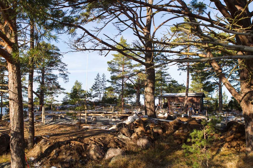 rakennusblogi mökin rakentaminen