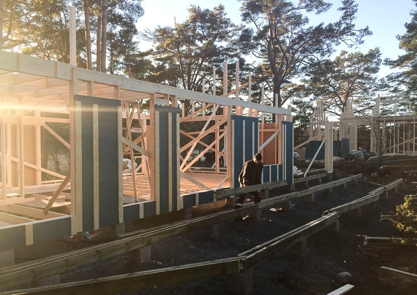Mökin rakentaminen