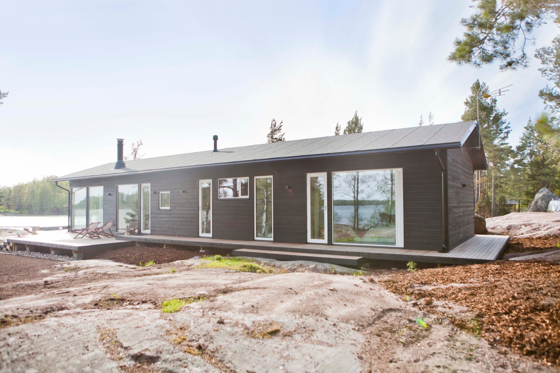 Sunhouse modernit puutalot