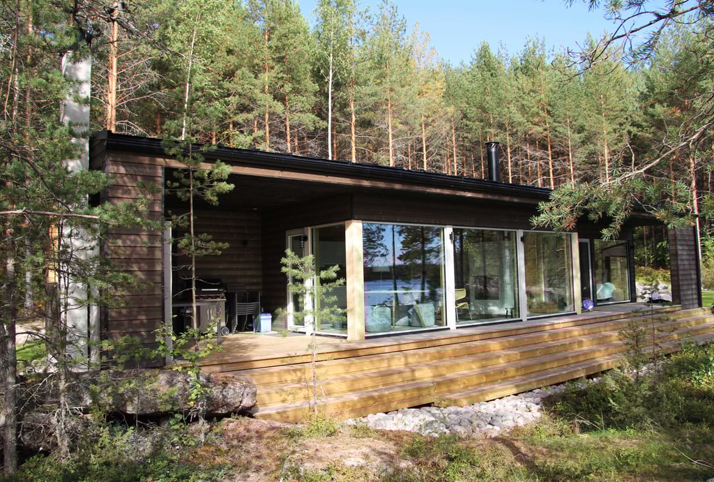 kaunis huvila saimaalla