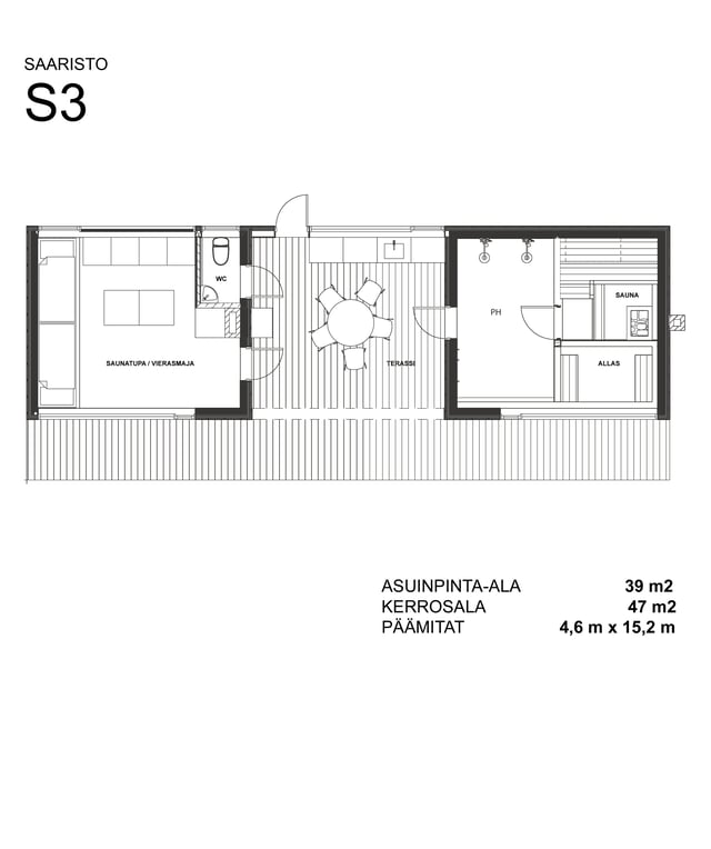 Sunhouse Saaristolaistalo S3