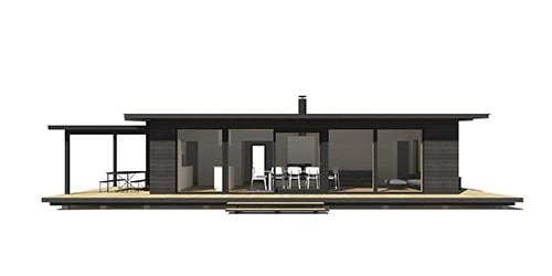 Sunhouse Linjakas talo S337 - Moderni vapaa-ajan asunto