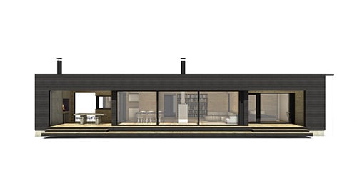 Sunhouse Linjakas talo S431 - Moderni Huvila