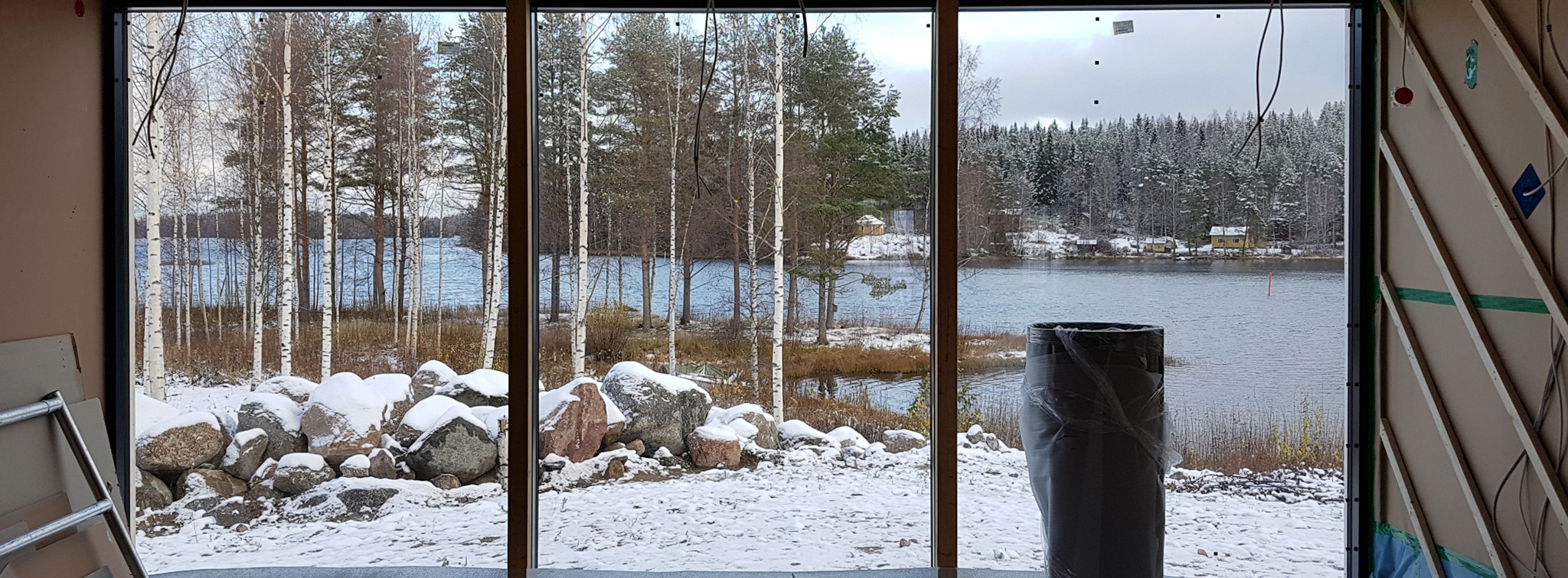 Omakotitalon jäykistävä vinokoolaus